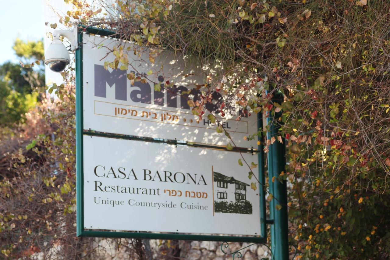 Hotel Beit Maimon Zihron Yaakov Exterior foto